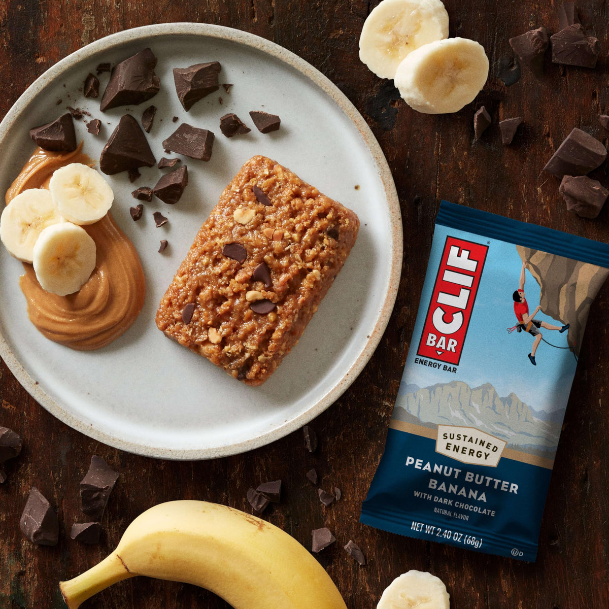Energy Protein Bars - Peanut Butter Banana with Dark Chocolate - Made with Organic Oats - Energy Bars - Non-GMO - 10 Count (Pack of 4) by CLIF Bar – 10 Count (Pack of 4)