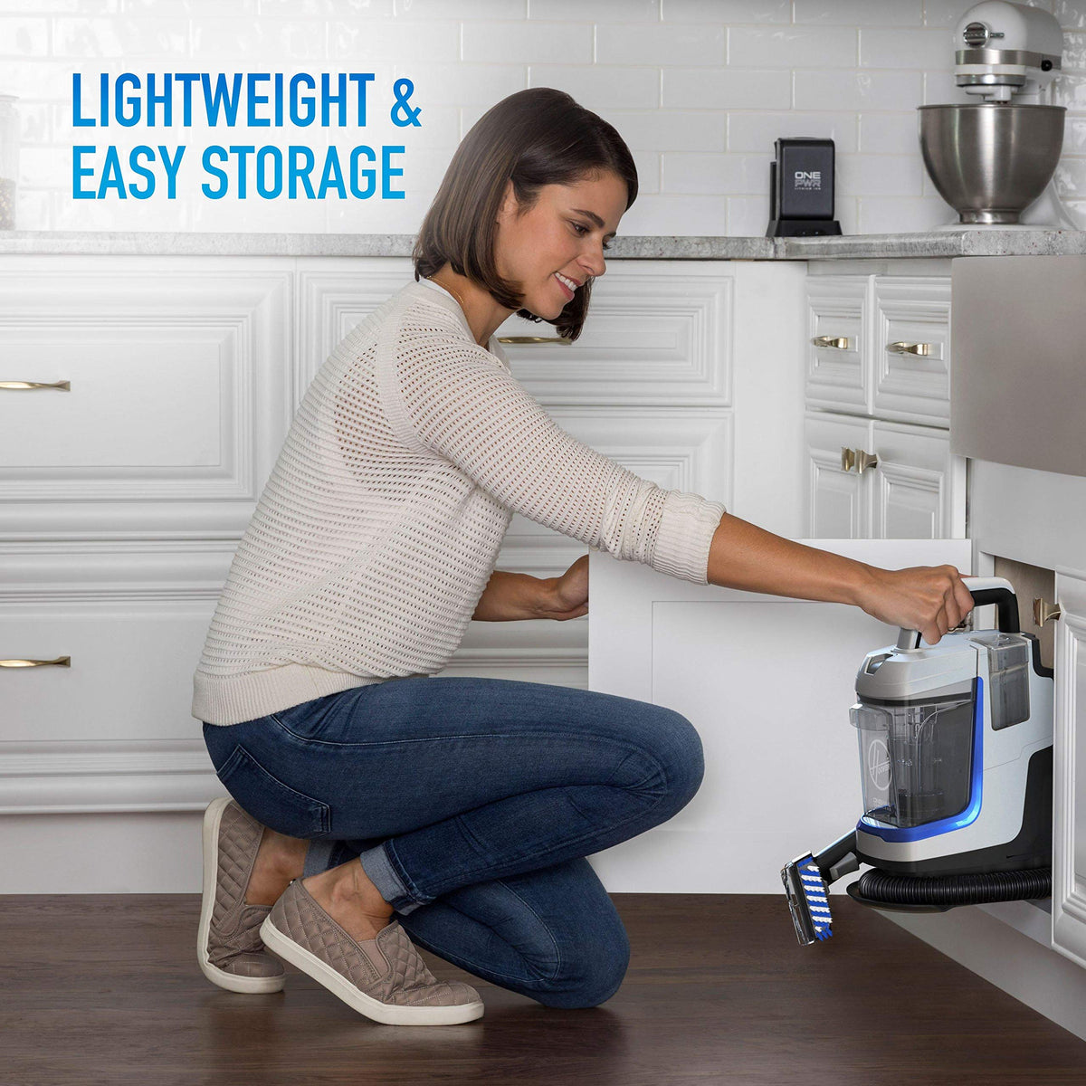 Portable Lightweight by Hoover – No Size, Aluminum,Plastic,Steel, Blue, Model BH12001