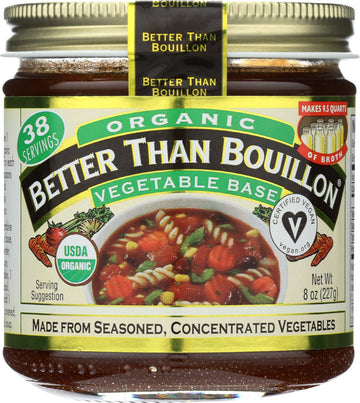 Organic Vegetable Base by Better Than Bouillon – 8 Ounce (Pack of 6), Pack of 6