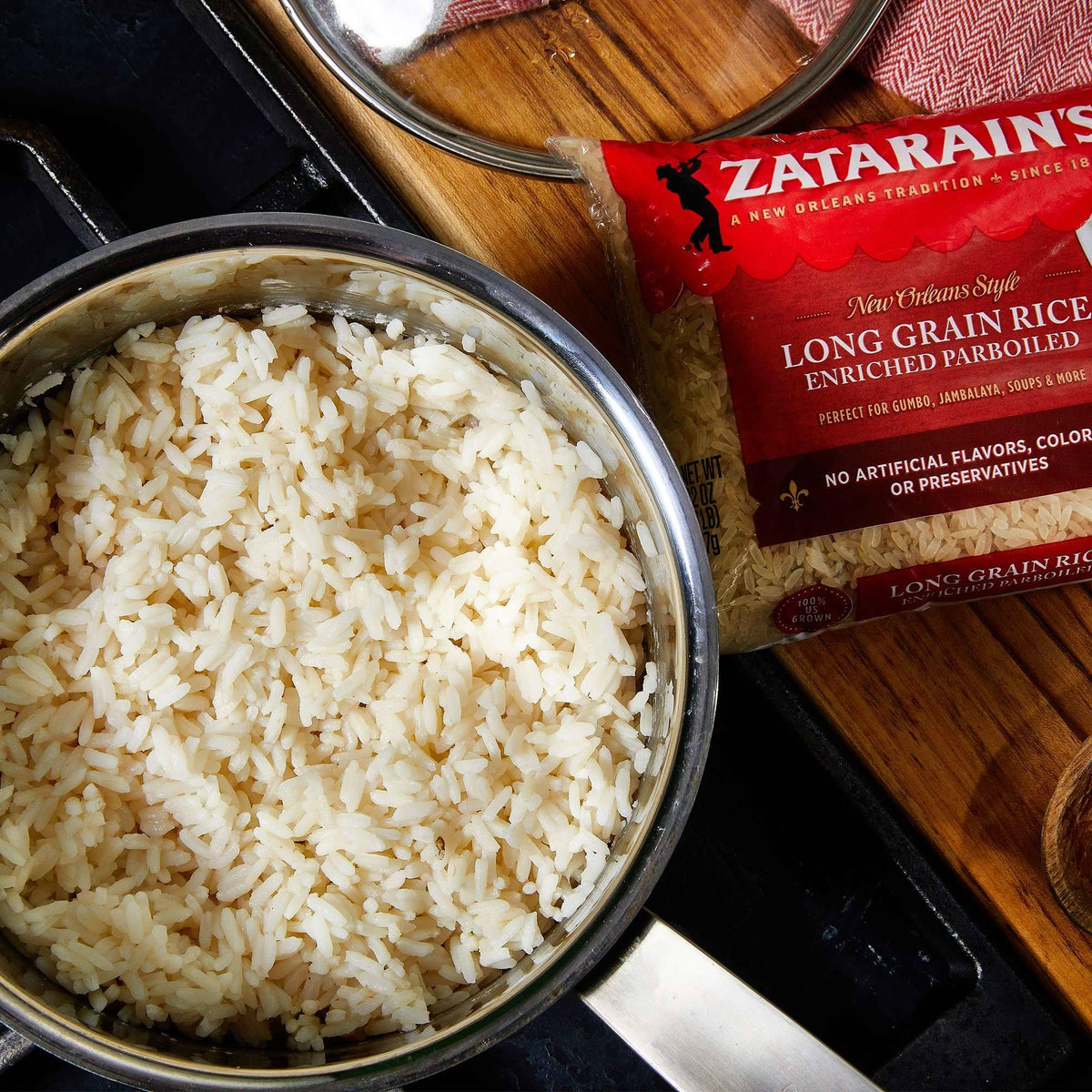 Enriched Parboiled Long Grain Rice by Zatarain's – 32 Ounce (Pack of 1), Model 0007142908145