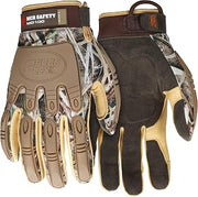 MCR Safety MO100M ForceFlex™ Multi-Task Glove, Mossy Oak Shadow Grass Blades, D30 Reinforced Palm, Touchscreen Fingertips, Impact, Crush Resistant TPR, Hunting, Construction, Medium, 1-Pair