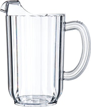 Carlisle FoodService Products Transparent / 48 Ounces (Pack of 6) / Polycarbonate Jugs