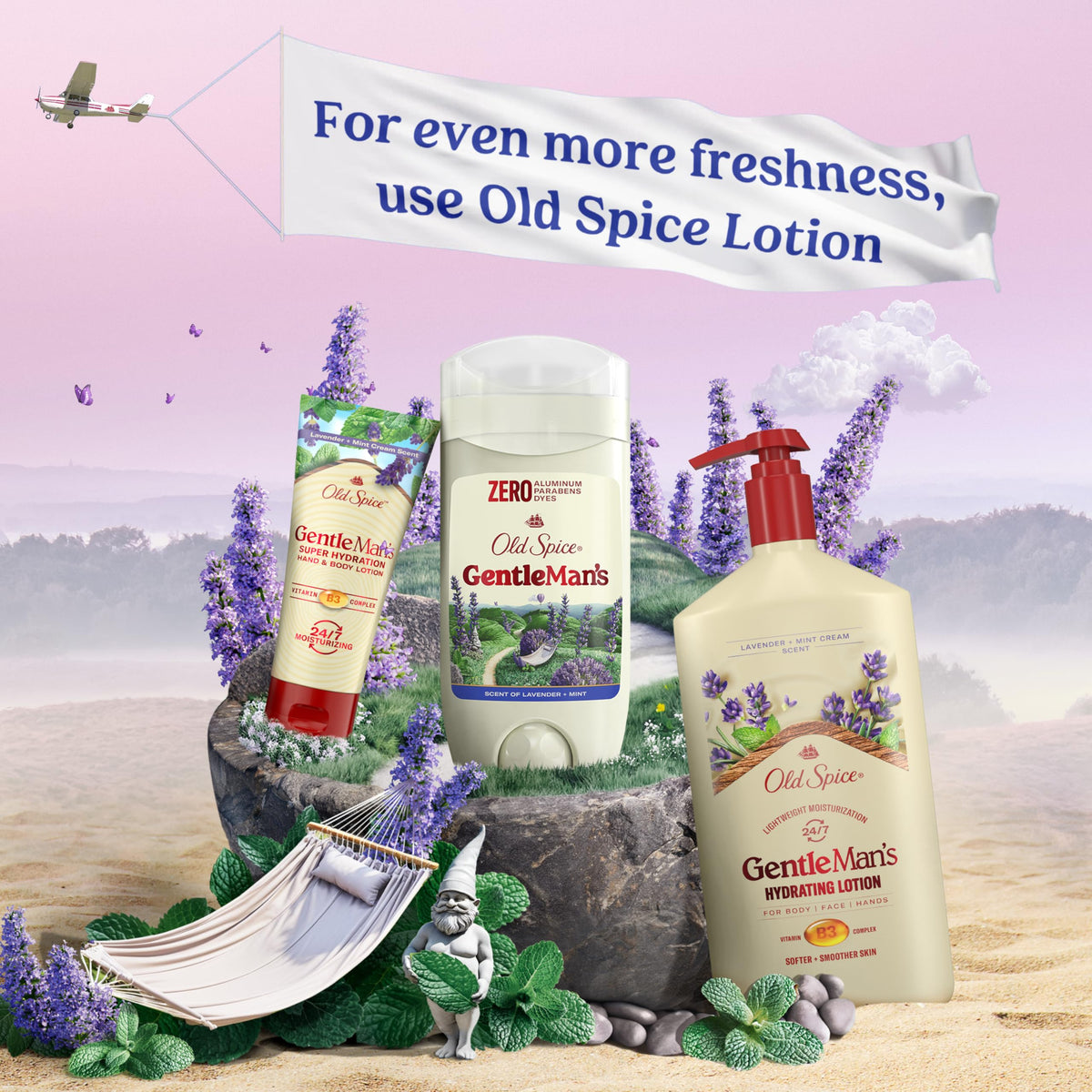 Old Spice Lavender + Mint / 3 Ounce (Pack of 3) / 3 Deodorant