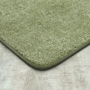 Endurance Solid Colored Area Rug in Color Sage by Joy Carpets – 4' x 6' (Rectangular), Polyester, Sage, Model 80N-11