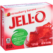 Strawberry Banana Gelatin Dessert Mix (3 oz Boxes by Jell-O – 3 Ounce (Pack of 6), Pack of 6, Model 10001041
