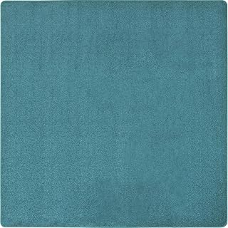 Joy Carpets Endurance Solid Colored Area Rug in Color Mint, 6' x 6'