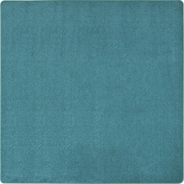 Endurance Solid Colored Area Rug in Color Mint by Joy Carpets – 6' x 6' (Square), Polyester, Mint, Model 80P-05