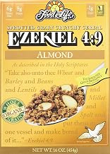 Ezekiel 4:9 Sprouted Whole Grain Cereal, Almond, 16 Ounce (Pack of 6)