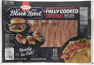 Hormel Black Label Fully Cooked Bacon - 9.5oz 72 ct