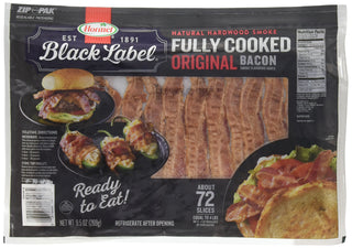 ® Black Label Fully Cooked Bacon - 9.5oz 72 ct by Hormel – 9.5 Ounce (Pack of 1), Model 8K-7WYD-W2JF