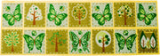Doortex Green Tree's Design Long Sun Room Runner -20" x 55" by Floortex – 1'8" x 4'7" (Rectangular), Nylon, Trees, Model FR4SR2055TG