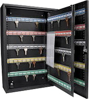 Barska AX11824 Key Lock 200 Position Adjustable Key Cabinet Lock Box Black,Medium