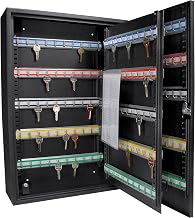 Barska AX11824 Key Lock 200 Position Adjustable Key Cabinet Lock Box Black,Medium