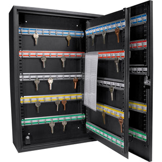 Key Lock 200 Position Adjustable Key Cabinet Lock Box Black by Barska – 200 Keys, Alloy Steel, Black, Model AX11824