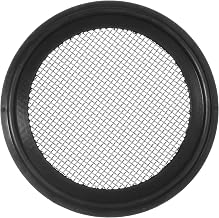 USA Sealing BULK-SGWS-100-E-1.5 FDA EPDM Sanitary Gasket with Screen for 1.5" Tube, 100 mesh, 1.98" Diameter