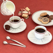 Jet - 6 espresso/mocha spoons by Lou Laguiole – Cuillères moka x6, Stainless Steel 18/0, Steel, Model 251300AF28AK6