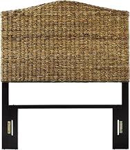 Crosley Furniture Serena Handwoven Natural Fiber Rattan Headboard for Twin Size Bed, Banana Leaf