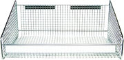 QUANTUM STORAGE SYSTEMS HBL3C Clear Label Holder for Wire Partition Wall System Hanging Baskets, 3"