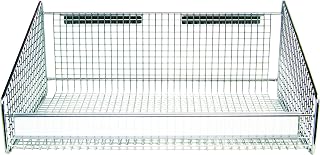 QUANTUM STORAGE SYSTEMS HBL3C Clear Label Holder for Wire Partition Wall System Hanging Baskets, 3"