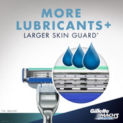 Mach3 Turbo Men's Razor Blades by Gillette – 10 Count (Pack of 1)