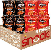 Doritos Protein Tortilla Chips, 2 Flavor Variety Pack, 1.3 oz Bags (8 Pack)