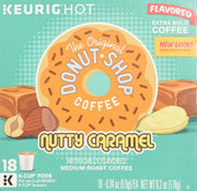 Nutty Caramel - 18 ct by The Original Donut Shop – Pack of 18, Model 114624