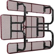 Global Industrial Red / 72 x 30 x 29.5 inches / Industrial Picnic Tables