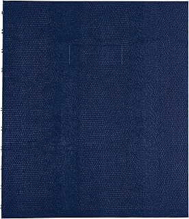 Blueline MiracleBind™ Notebook, Refillable, Lizard-Like Hard Cover, 11" x 9-1/16", 150 Ruled Pages, Indigo Blue (AF11150.82)