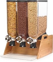Rosseto DS102 Bulk Shop Triple Dispenser Bamboo, Black