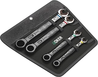 Wera Joker Combi Ratchet Spanner Set of 4 in a Roll WER020020
