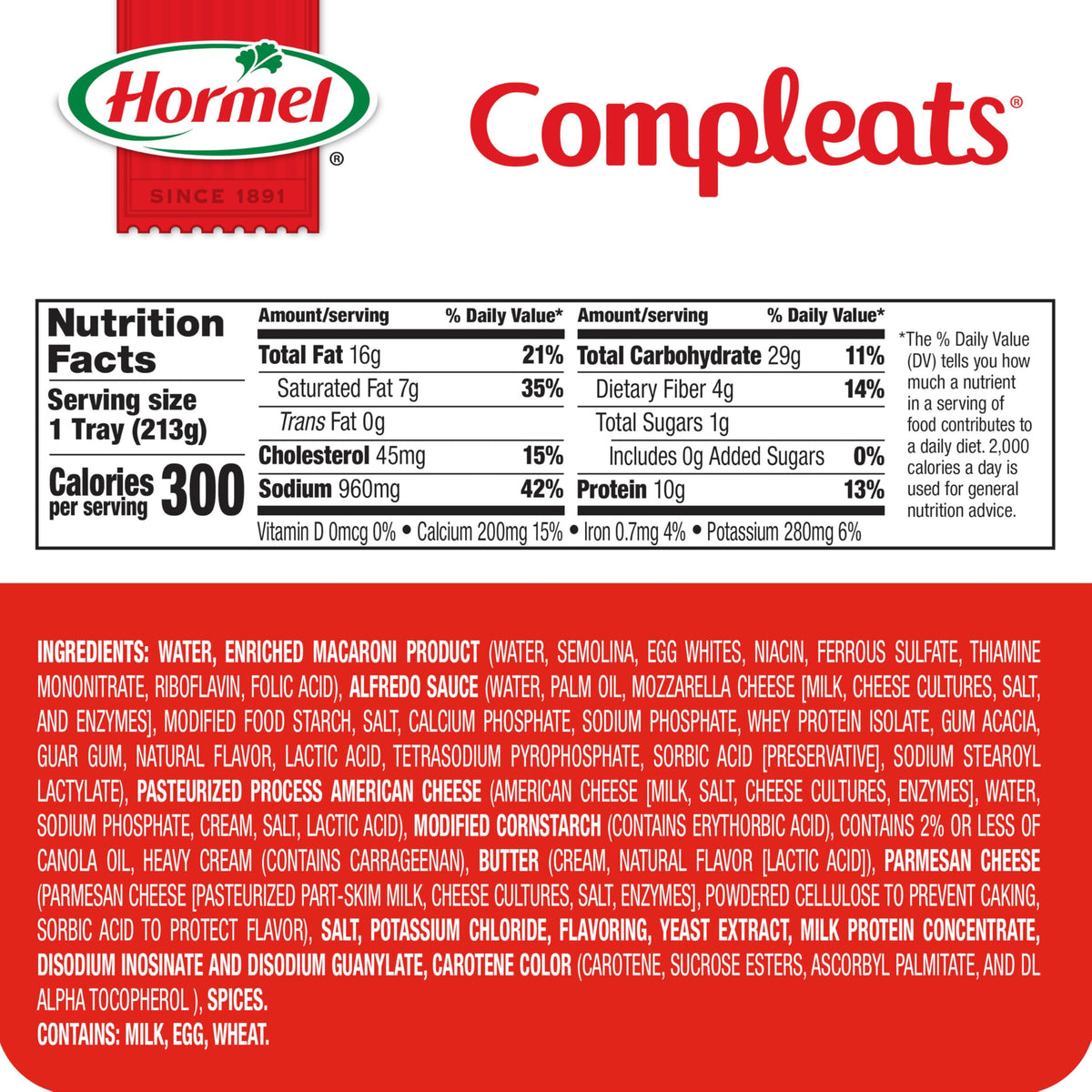 HORMEL COMPLEATS Macaroni & Cheese / 7.5 Ounce (Pack of 7) / 1 Macaroni & Cheese