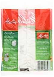 Disc Coffeemaker Filters by Melitta – 1 Box, White, Model 628354