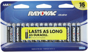 Alkaline AAA Batteries by Rayovac – Model 824-16SCF2