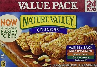 Nature Valley Granola Bars, Crunchy, Variety Pack 17.8 Oz (Pack of 3)