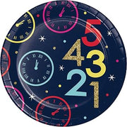 Creative Converting New Year Countdown Dessert Plates, 8 ct