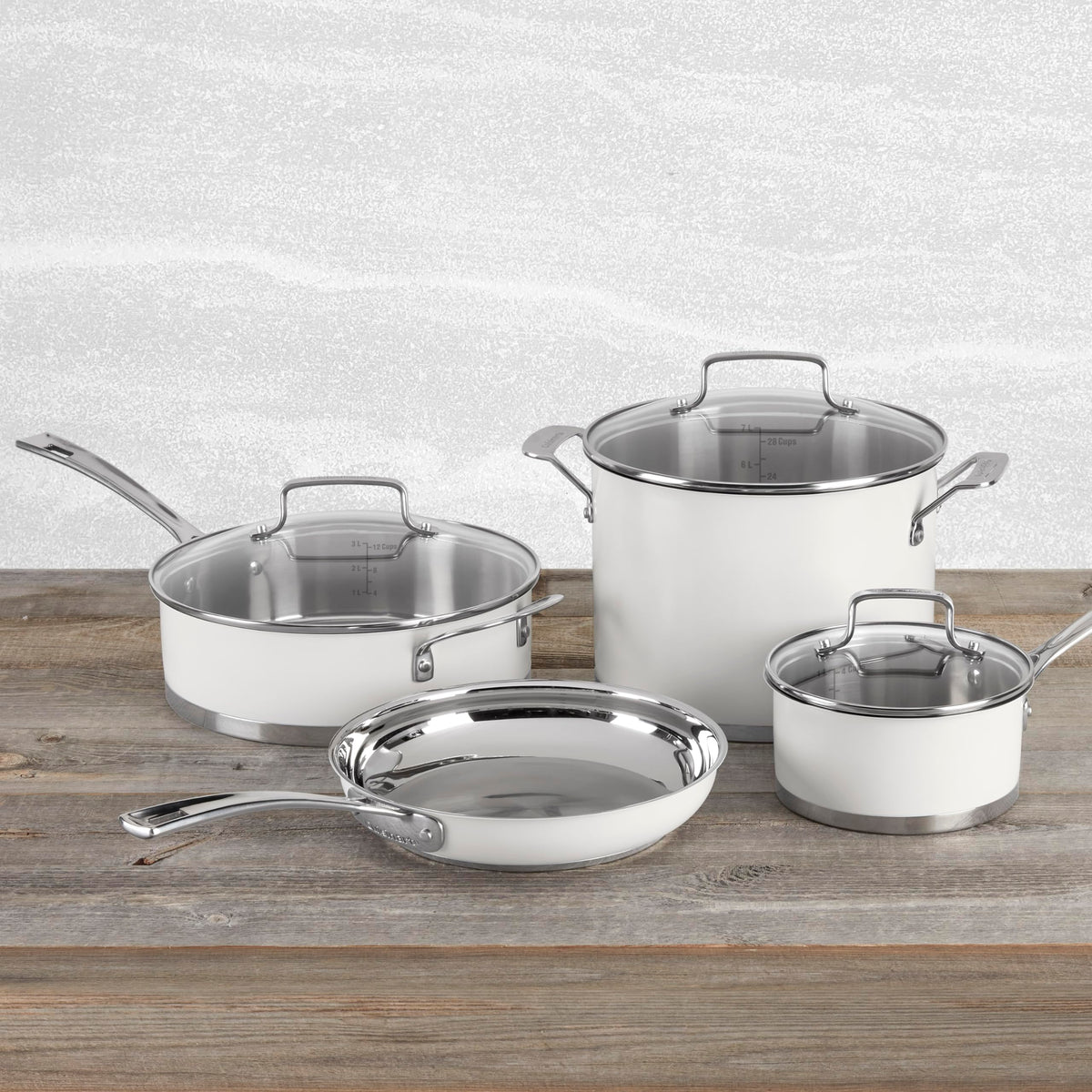 Cuisinart White / 11 PC / 1 Cookware Sets