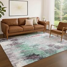 Addison Rugs Chantille ACN2668 Sky 9' x 12' Indoor/Outdoor, Machine Washable, Easy Clean, Non Shedding, Bedroom, Living Room, Dining Room, Kitchen, Patio Rug