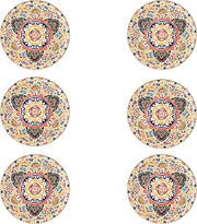 10 Strawberry Street Fiesta Bloom Dinner Plates, Set of 6