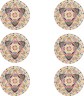 10 Strawberry Street Fiesta Bloom Dinner Plates, Set of 6