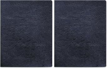 Presentation Covers - Oversize Letter, Navy, 200 Pack (Pack of 2) by Fellowes – 11.25" x 8.75" (Pack of 2), Plastic, Navy, Pack of 2, Model 52136