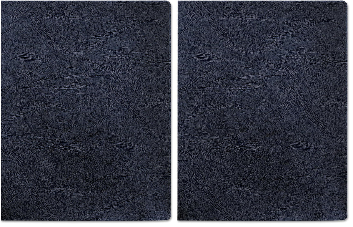 Presentation Covers - Oversize Letter, Navy, 200 Pack (Pack of 2) by Fellowes – 11.25" x 8.75" (Pack of 2), Plastic, Navy, Pack of 2, Model 52136