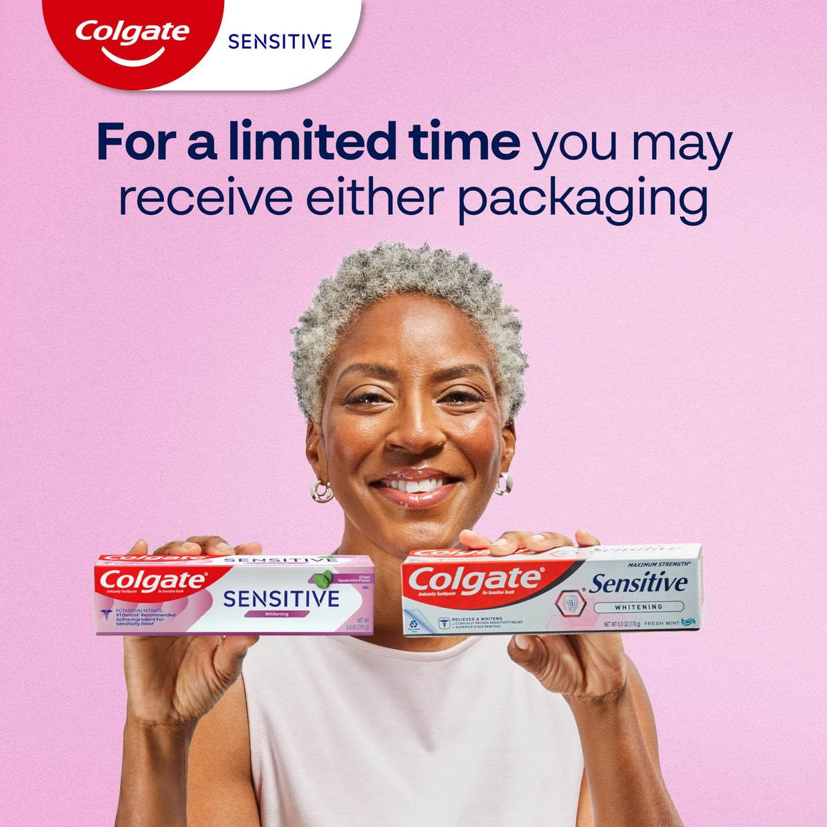 Whitening Sensitive Toothpaste Gel by Colgate – 3 Count (Pack of 1), Whitening