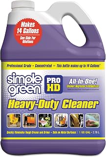 Simple Green SMP13421CT 13421 Pro HD Heavy-Duty Cleaner, Unscented, 1 gal Bottle (Case of 4)