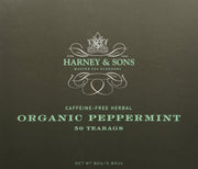 Fine Teas Organic Peppermint - 50 Tea bags (Pack of 3) by Harney & Sons – Pack of 100, Model JW-CU8R-J8QW