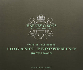Fine Teas Organic Peppermint - 50 Tea bags (Pack of 3) by Harney & Sons – Pack of 100, Model JW-CU8R-J8QW