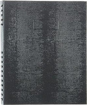 Blueline NotePro™ Executive Notebook, Indexing System, Refillable, Hard Cover, 10.75" x 8.5", 150 Ruled Pages, Cool Grey (A10150.GRY)