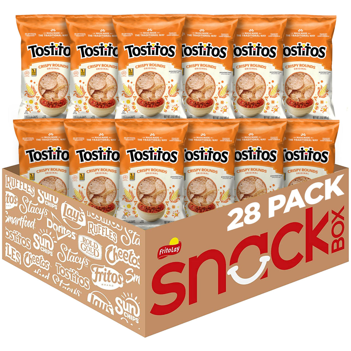 Tostitos Crispy Rounds / 3 Ounce (Pack of 28) / 28 Count Tortilla