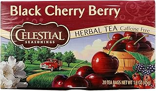 Celestial Seasonings Black Cherry Berry Herbal Tea, 20 Count