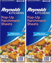 Reynolds Pop-Up Sheets / 120 Count (Pack of 2) / White Parchment
