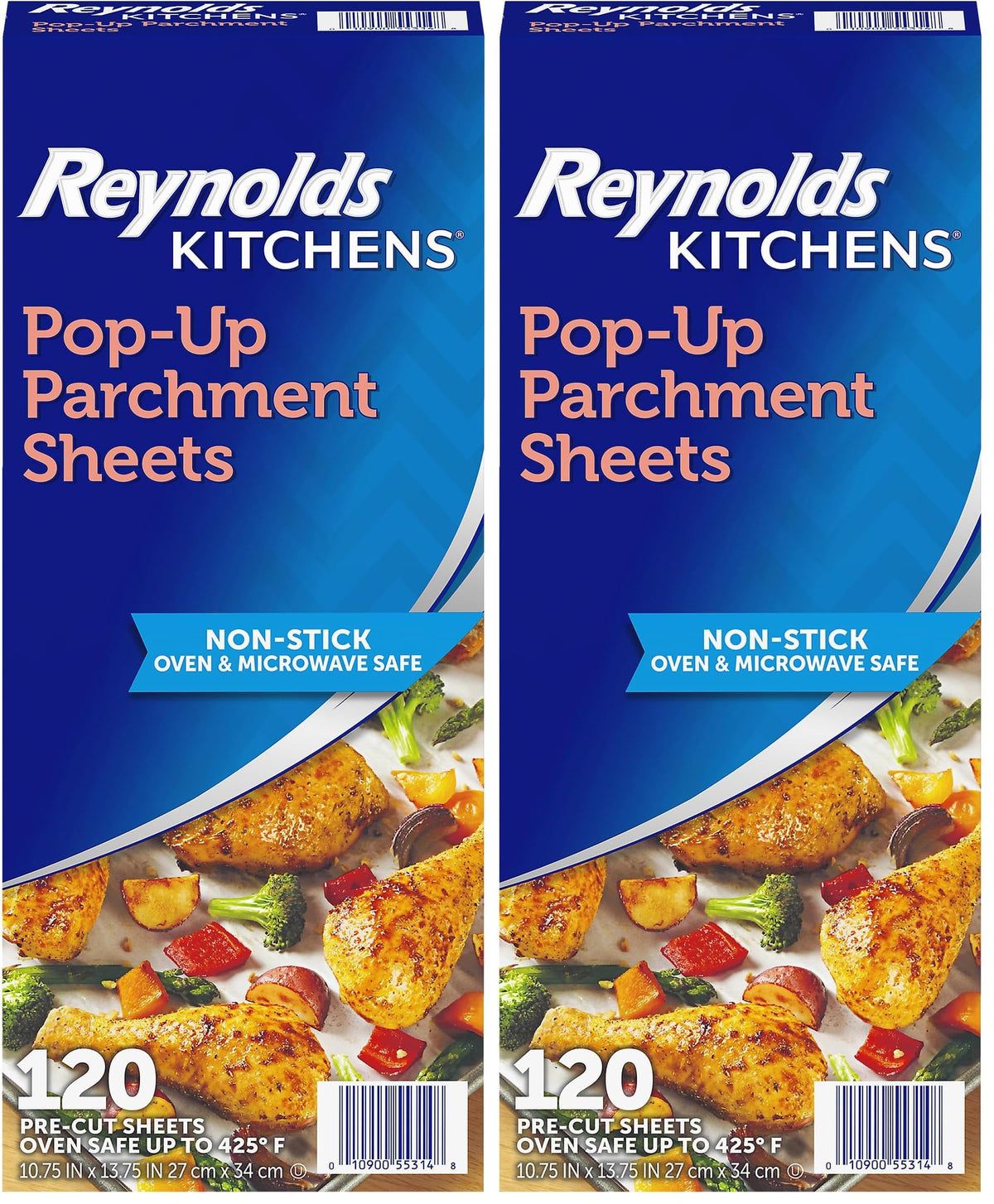 Reynolds Pop-Up Sheets / 120 Count (Pack of 2) / White Parchment